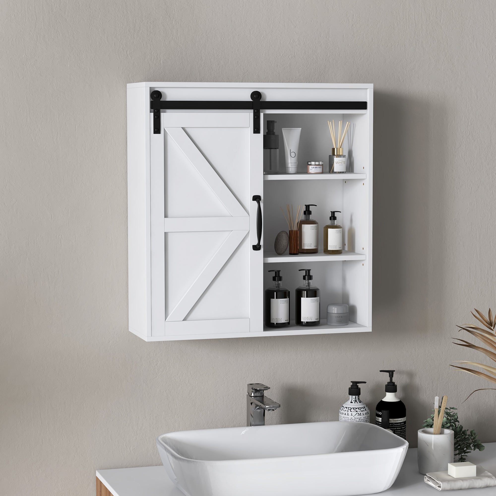 White Modern Medicine Cabinet
