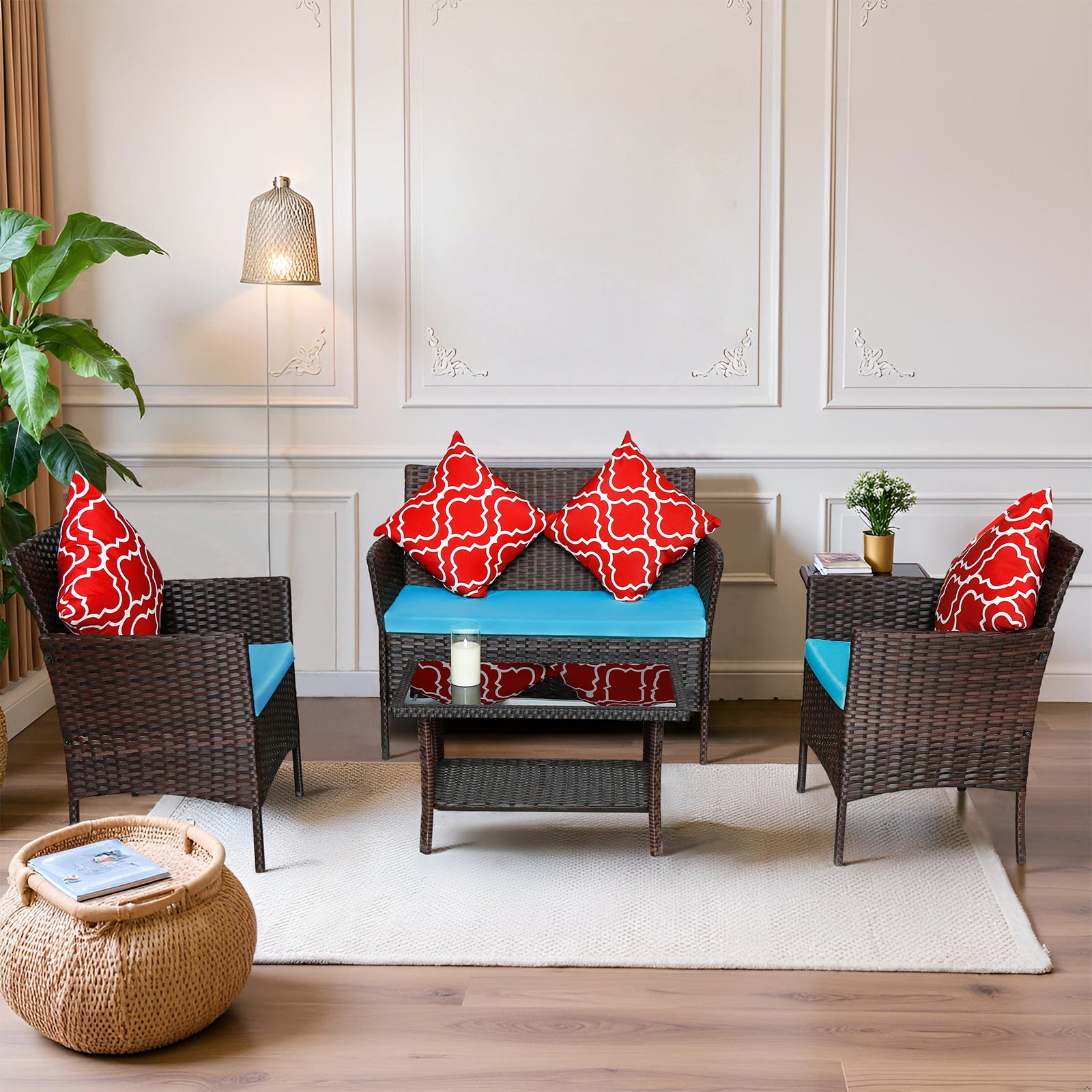 Rattan Outdoor Sofa Set