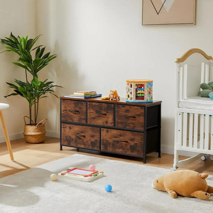 5-Drawer Fabric Storage Dresser