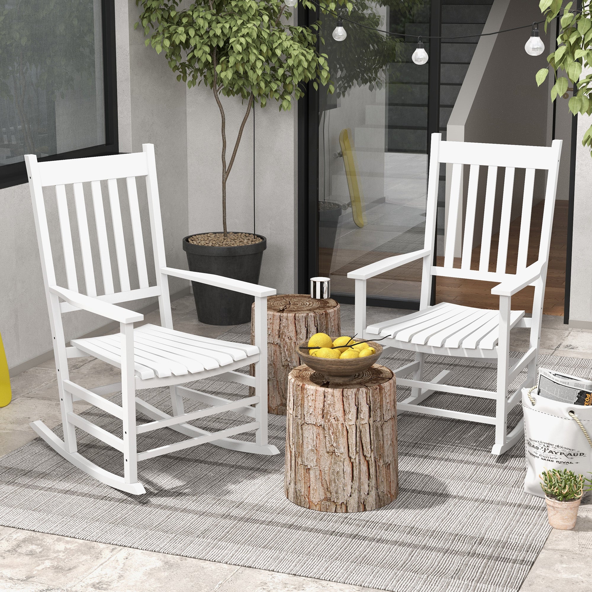 Conjunto de Silla Mecedora