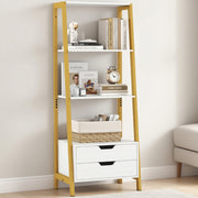 Wood Ladder Shelf Bookcase