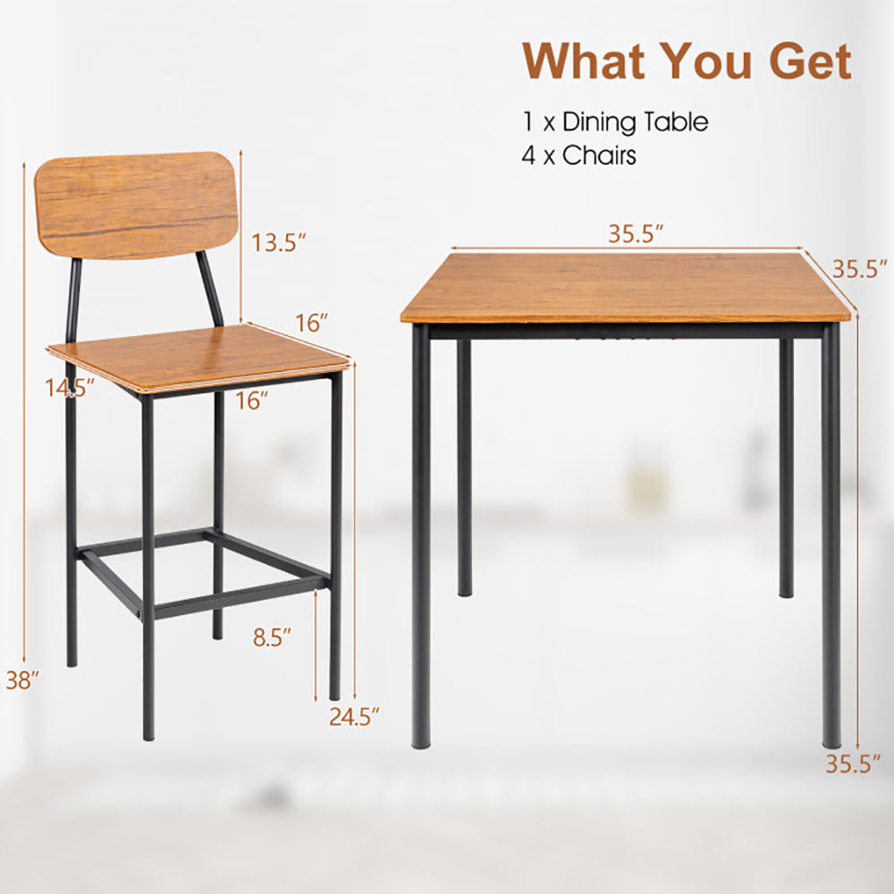 Rustic Counter Height Dining Set
