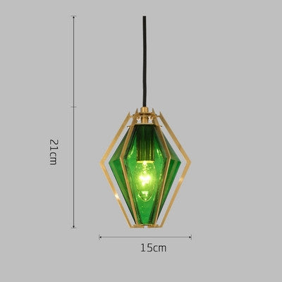 Gold Stained Glass Chandelier For Entryways