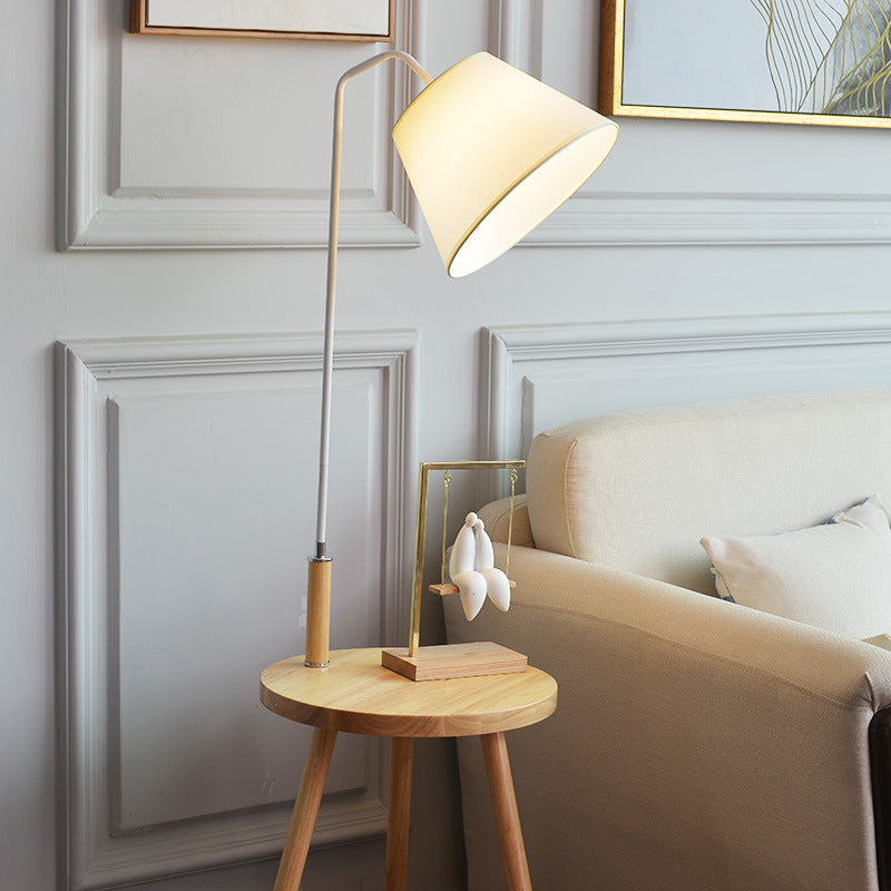 Wooden Vertical Floor Lamp