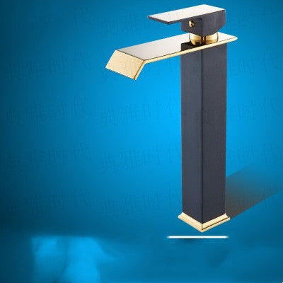Black Gold Basin Faucet High Style