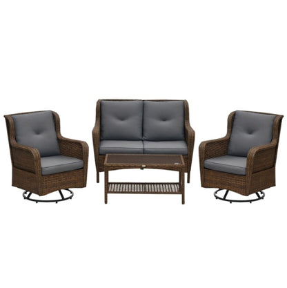 Pieces Patio Furniture Set