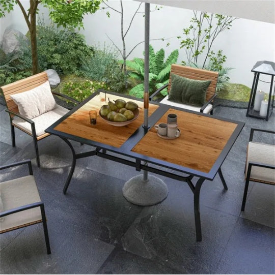 Glass Modern Coffee Table Large Fits Six