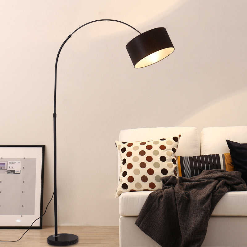 Fabric Iron Floor Lamp