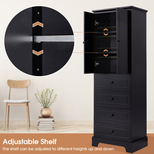 Modern White Storage Cabinet