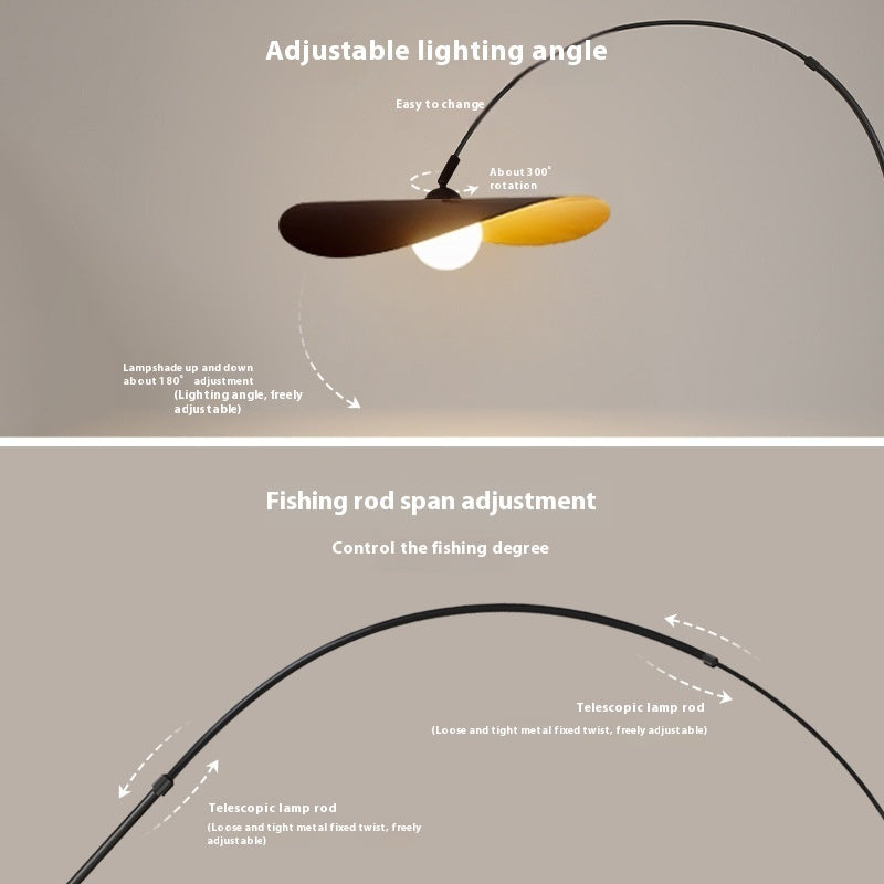 Black Gold Minimalist Floor Lamp 220V