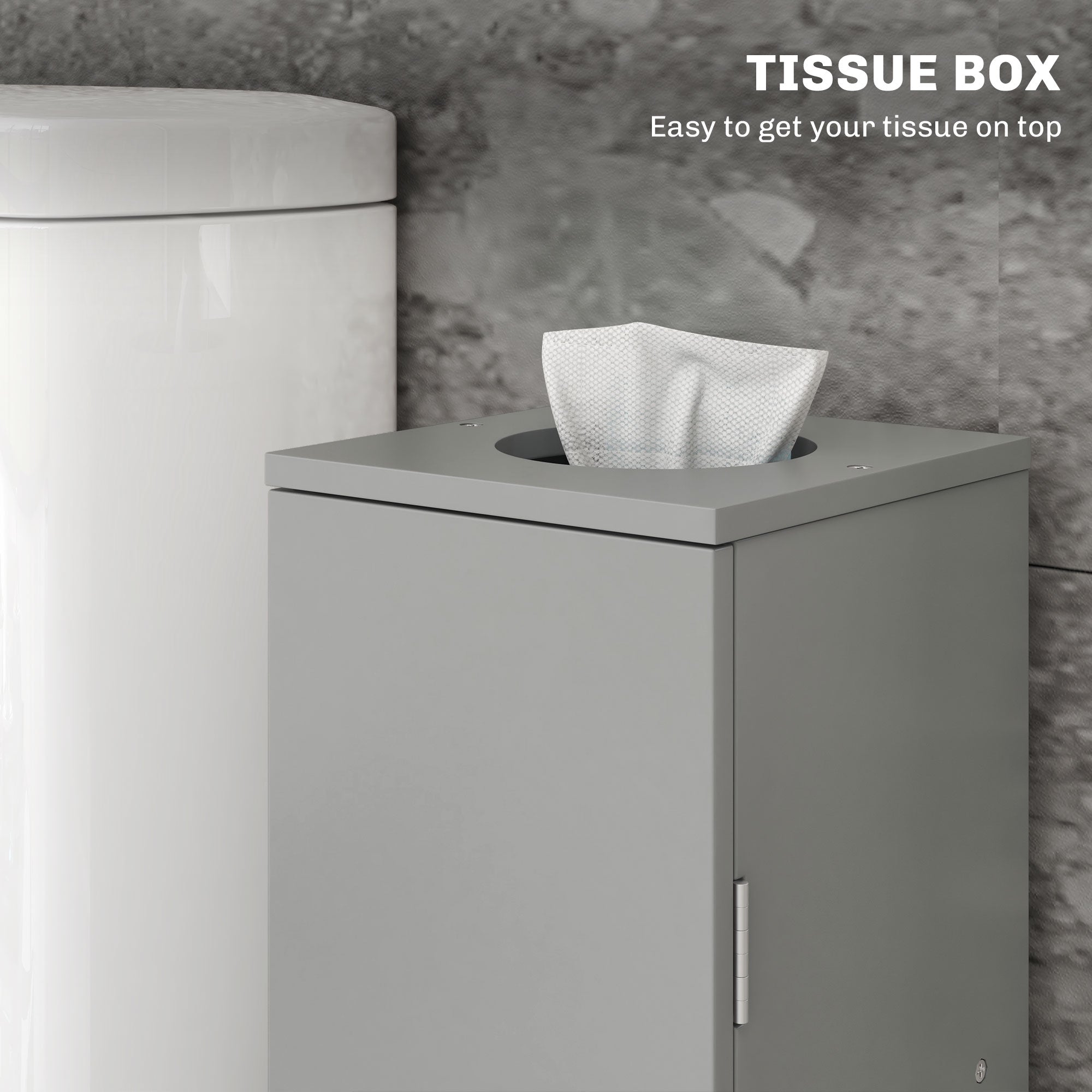 White Bathroom Storage Cabinet