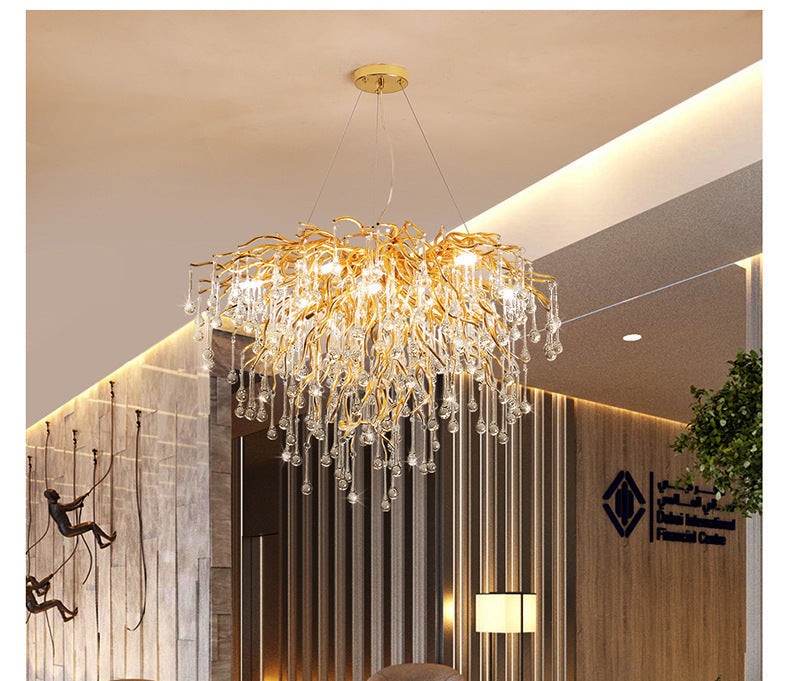 Glass Art Deco Pendant Light