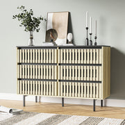 Natural Black Storage Cabinet