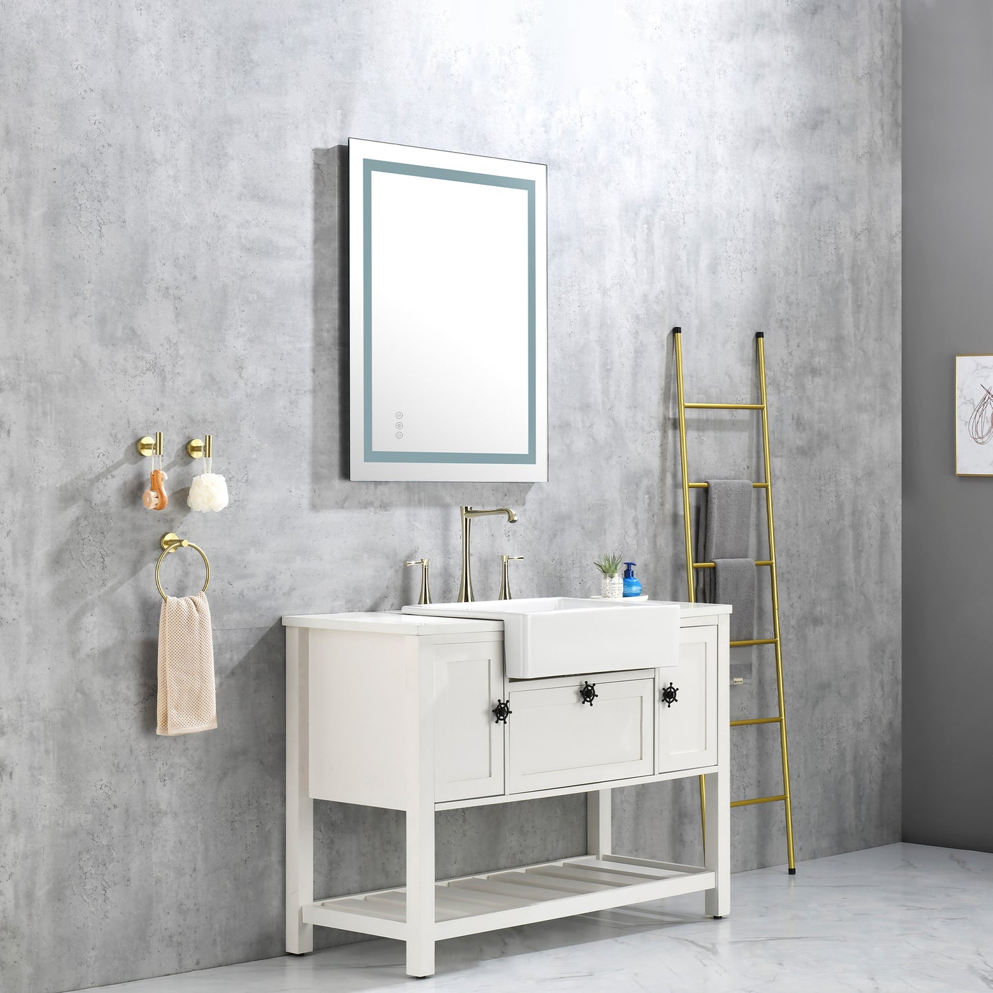 36x28 Inch LED Bathroom Mirror