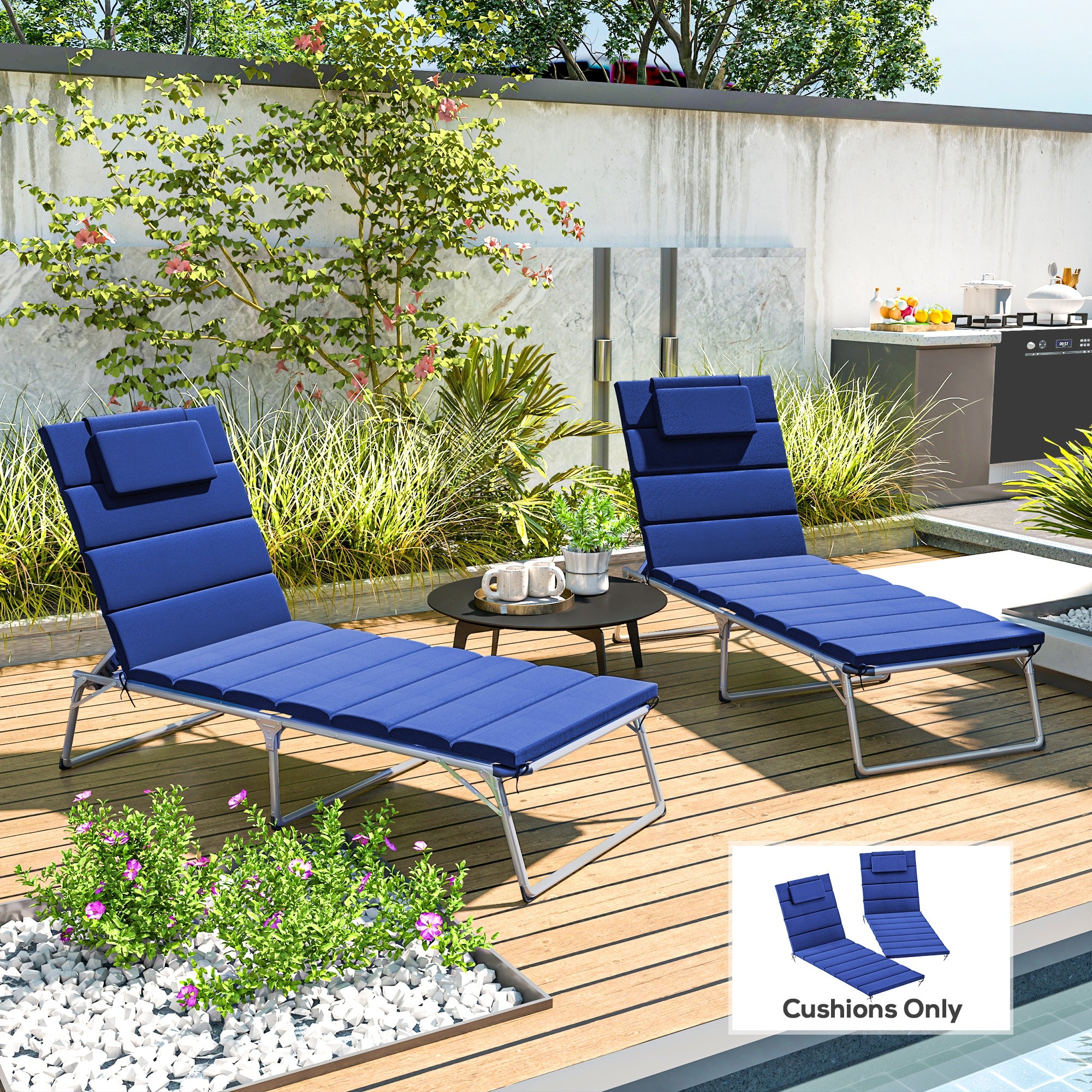 Olefin Lounge Cushions Set