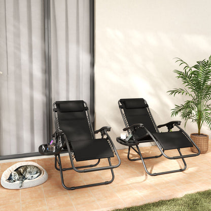 Zero Gravity Lounge Chair Set