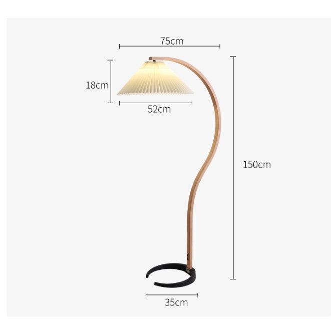 Wood Nordic Floor Lamp