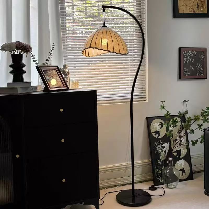 Vintage Crescent Floor Lamp