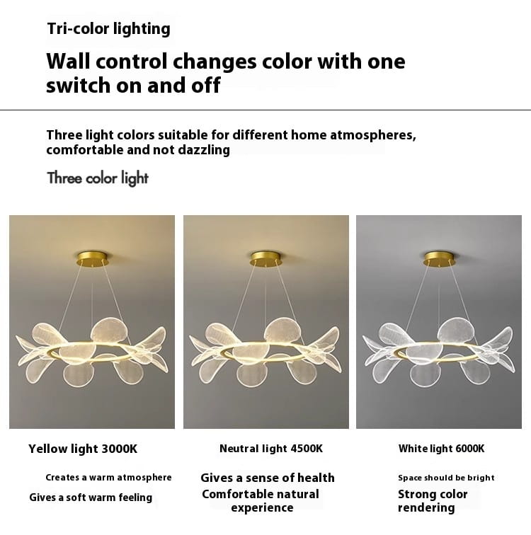 Art Chandelier Italian Minimalistic Bedroom Chandelier Acrylic