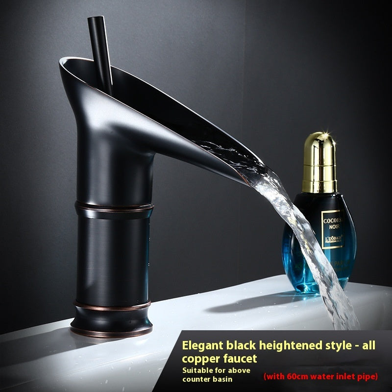 Copper Waterfall Basin Faucet