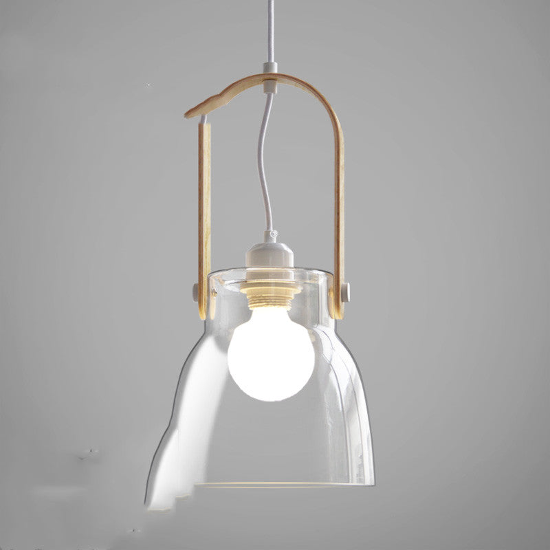 Glass Ring Bar Chandelier