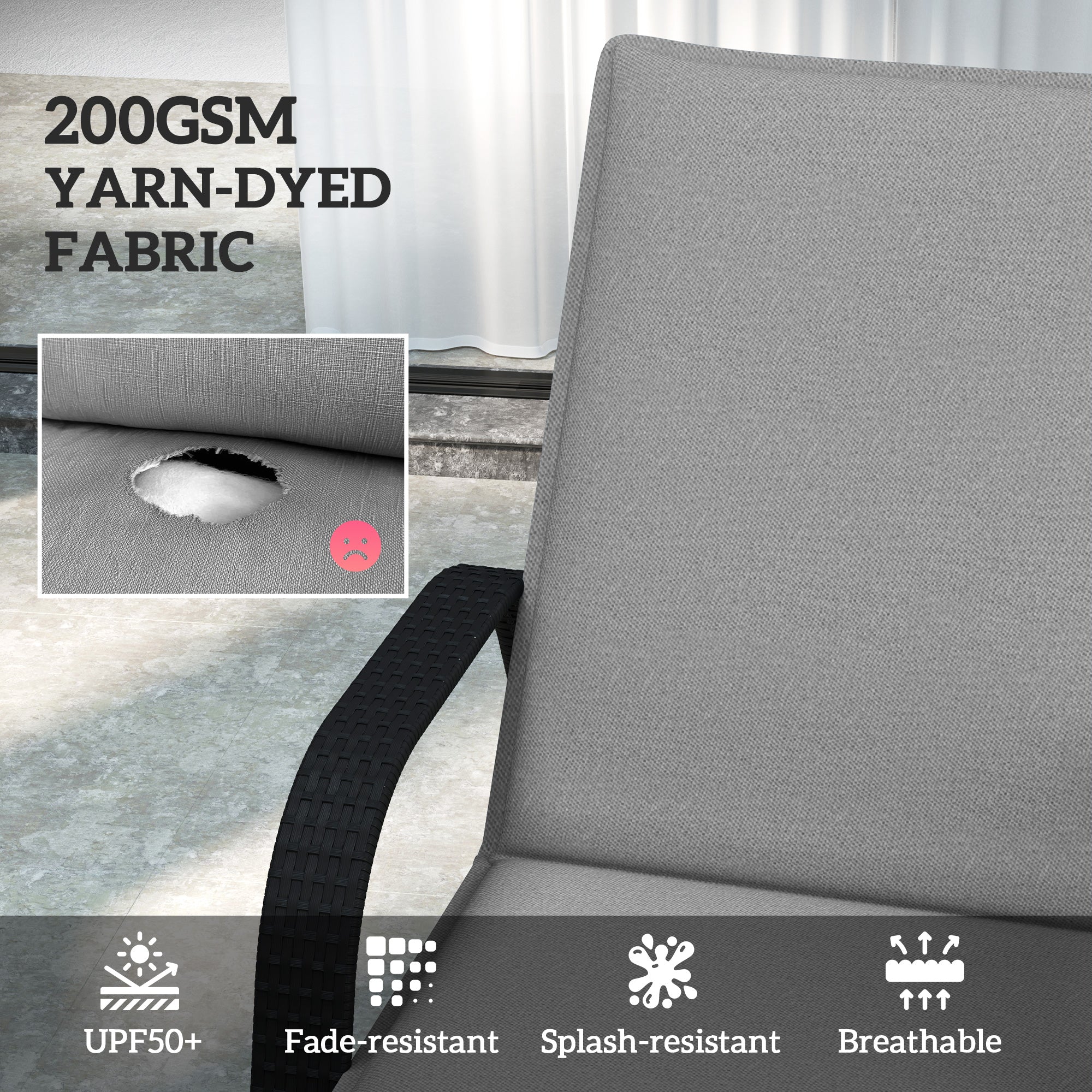 Yarn-Dyed Lounge Cushions