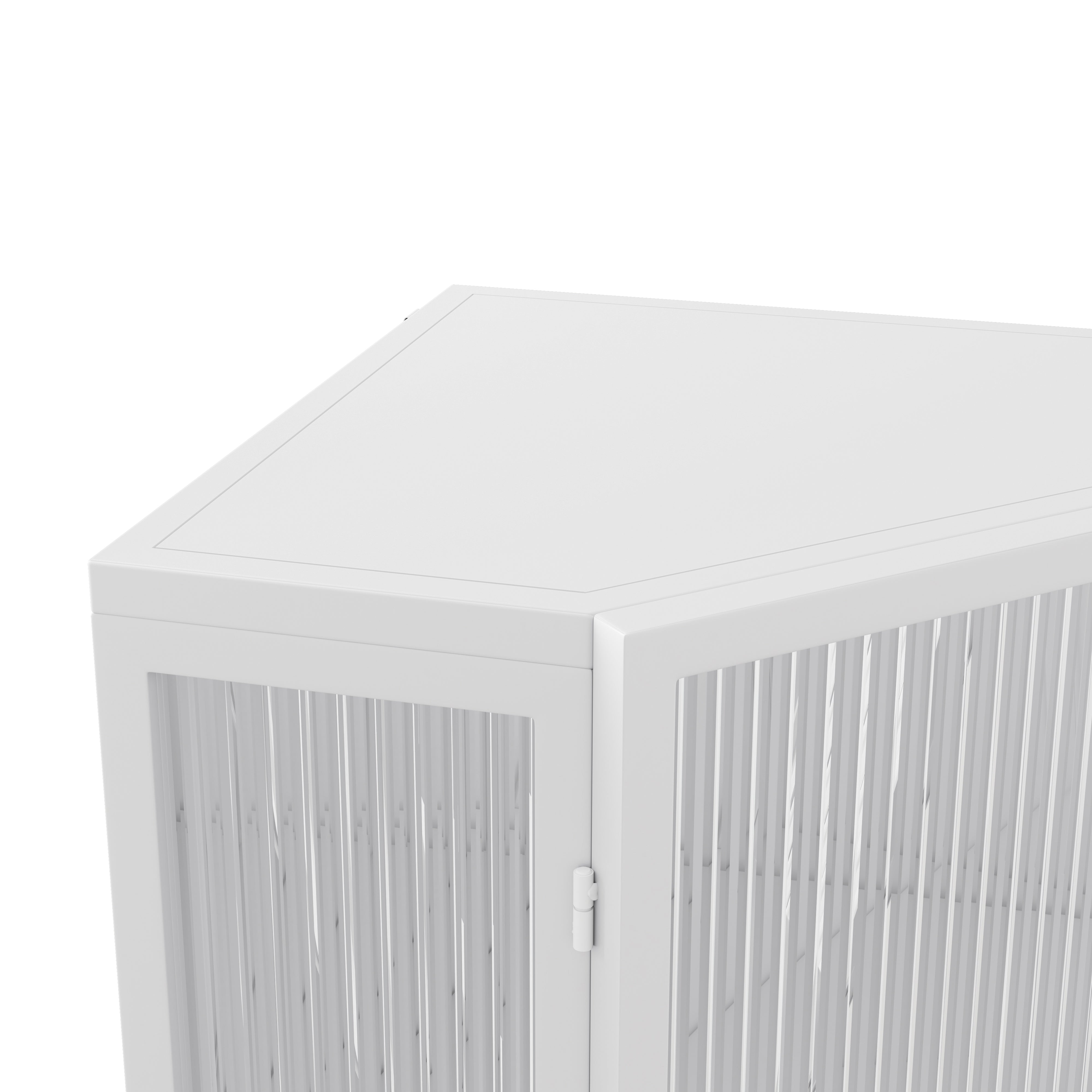 White Corner Cabinet Tempered Glass Bathroom Storage