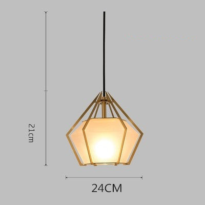 Postmodern Stained Glass Dining Room Chandelier