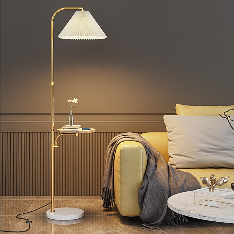 Wood Floor Sofa Lamp