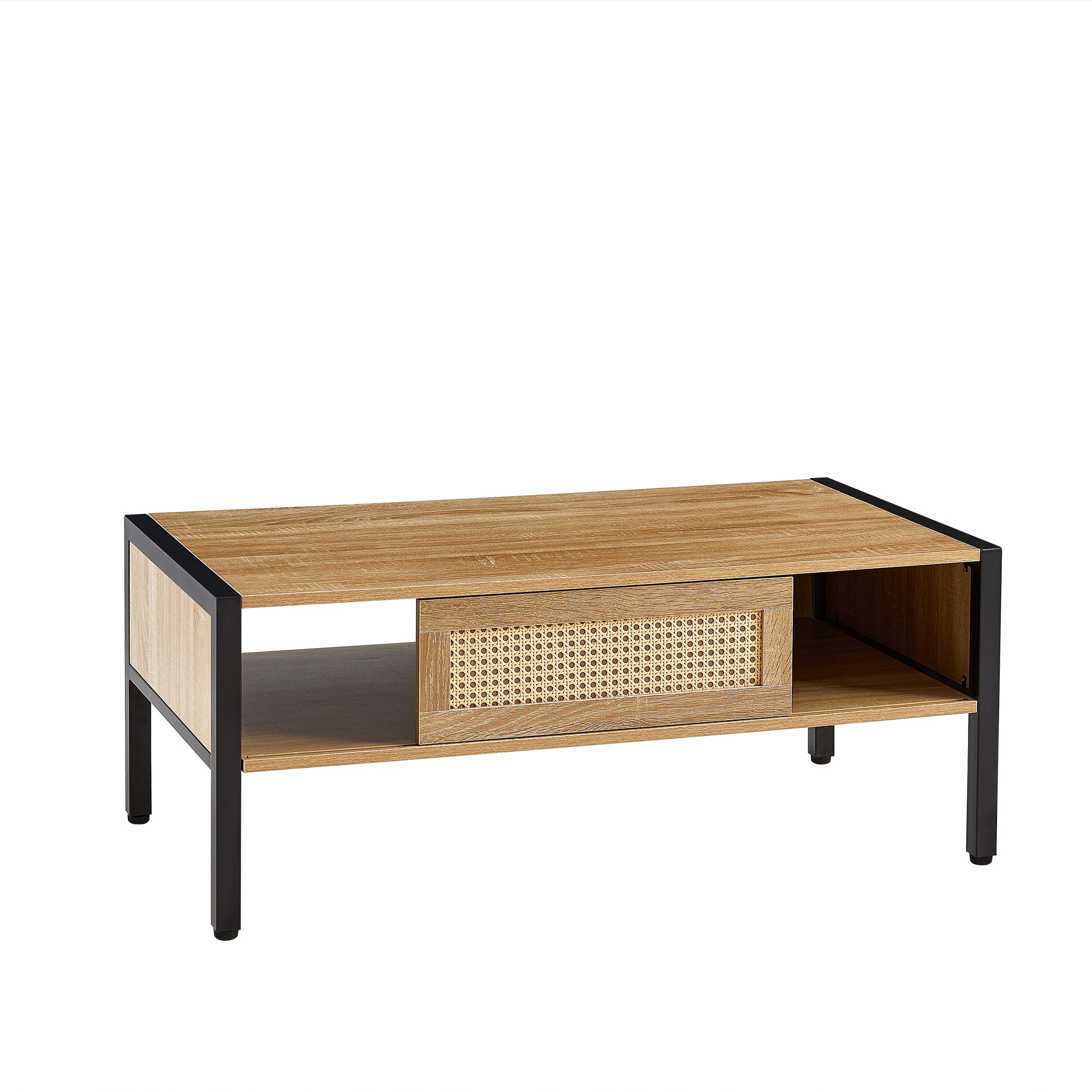Metal Rattan Coffee Table