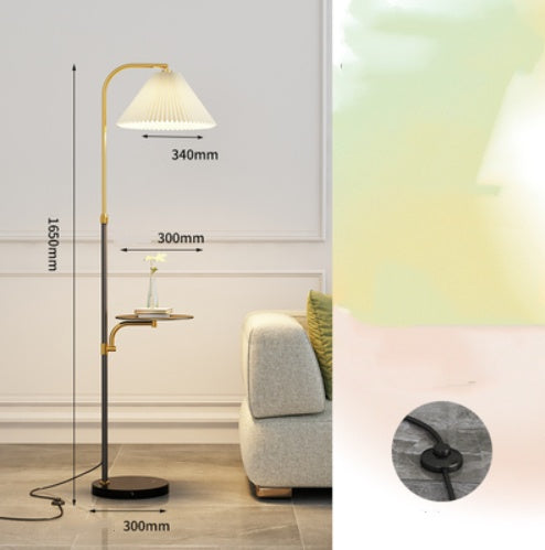 Wood Floor Sofa Lamp