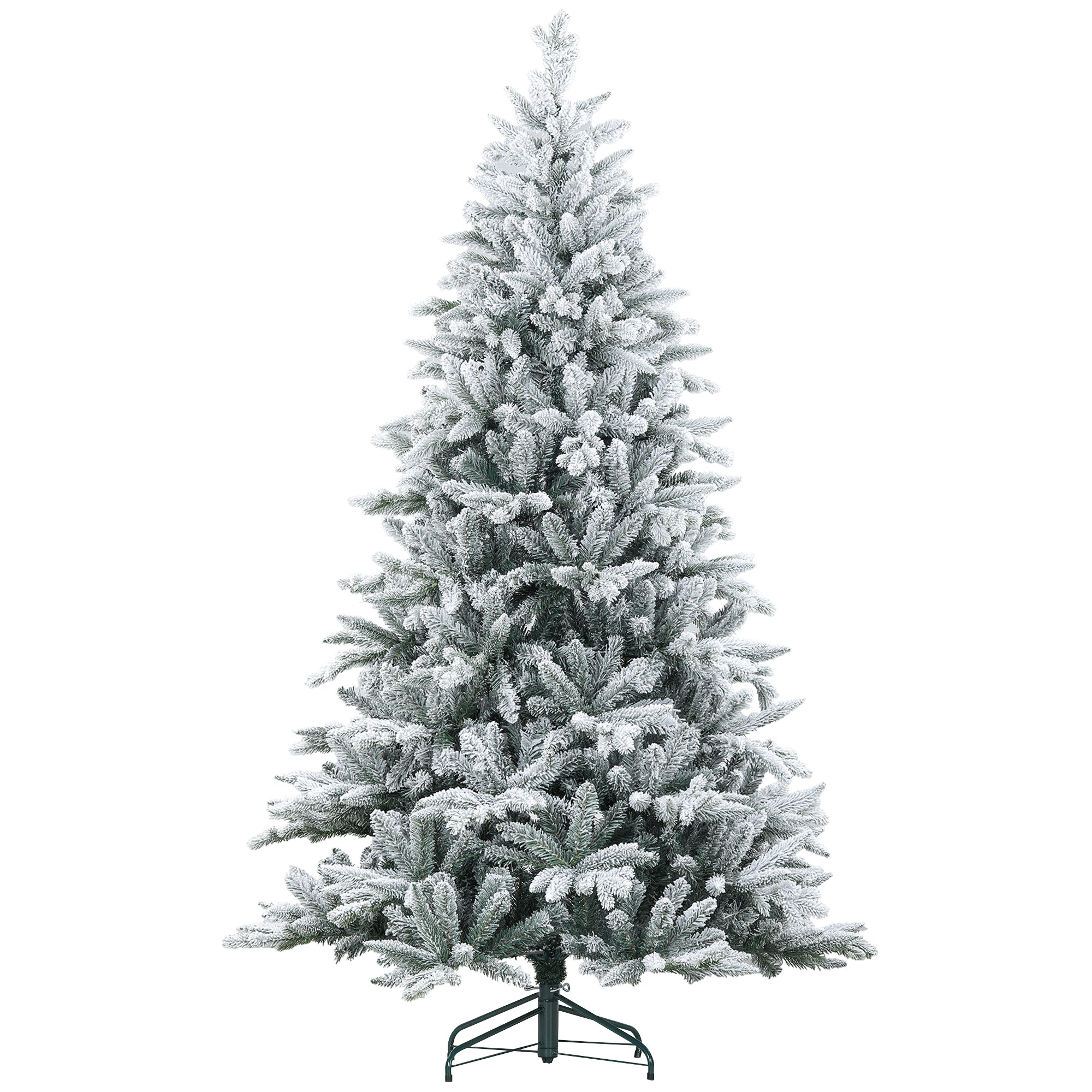 Snow Flocked Christmas Tree