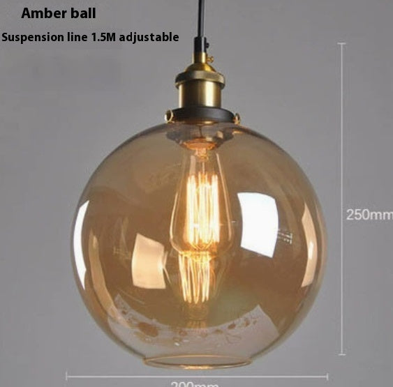 Transparent Glass Nordic Chandelier