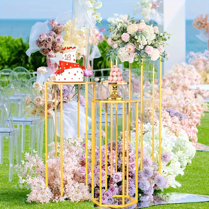 6-Piece Storage Rack for Home and Parties - Vase