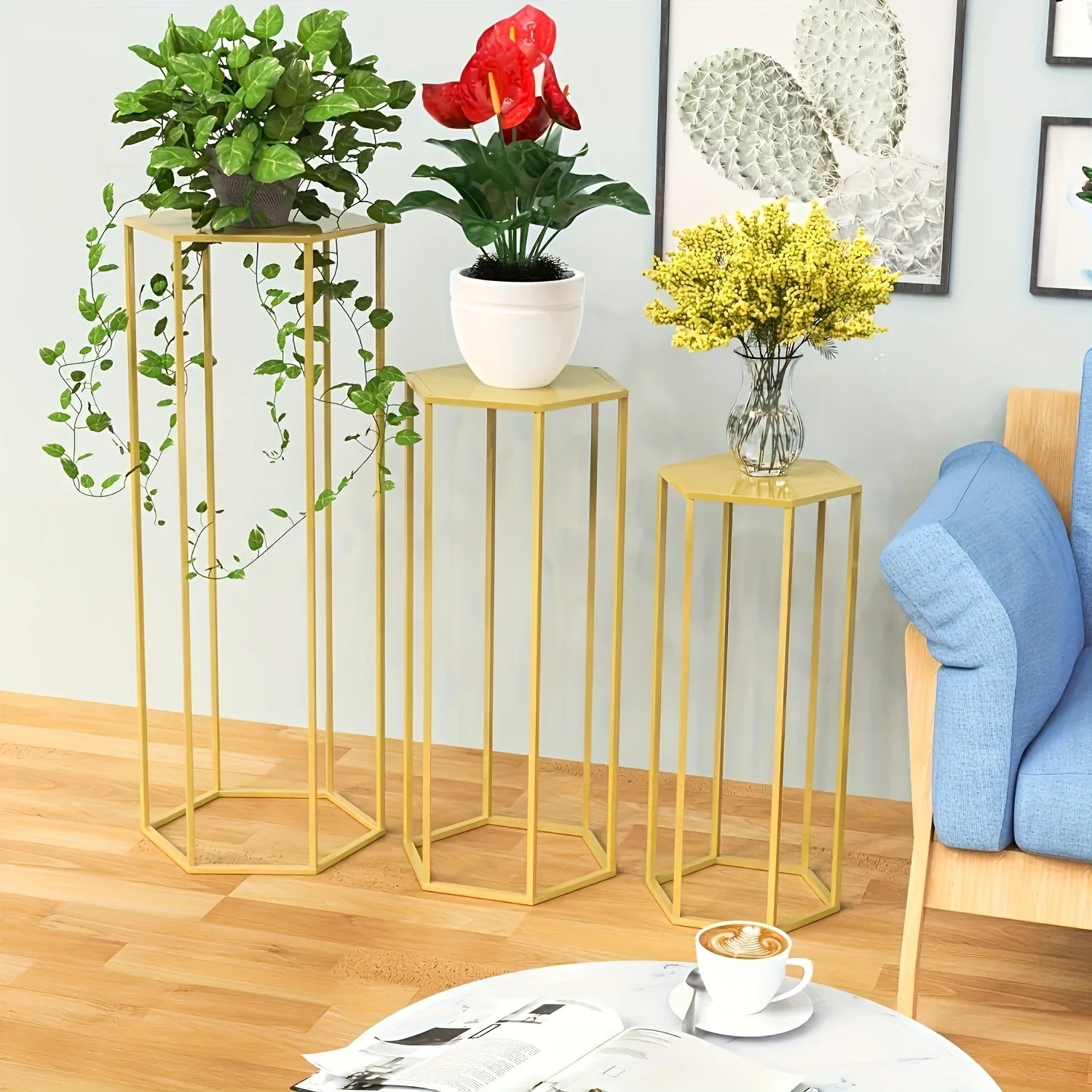 6-Piece Storage Rack for Home and Parties