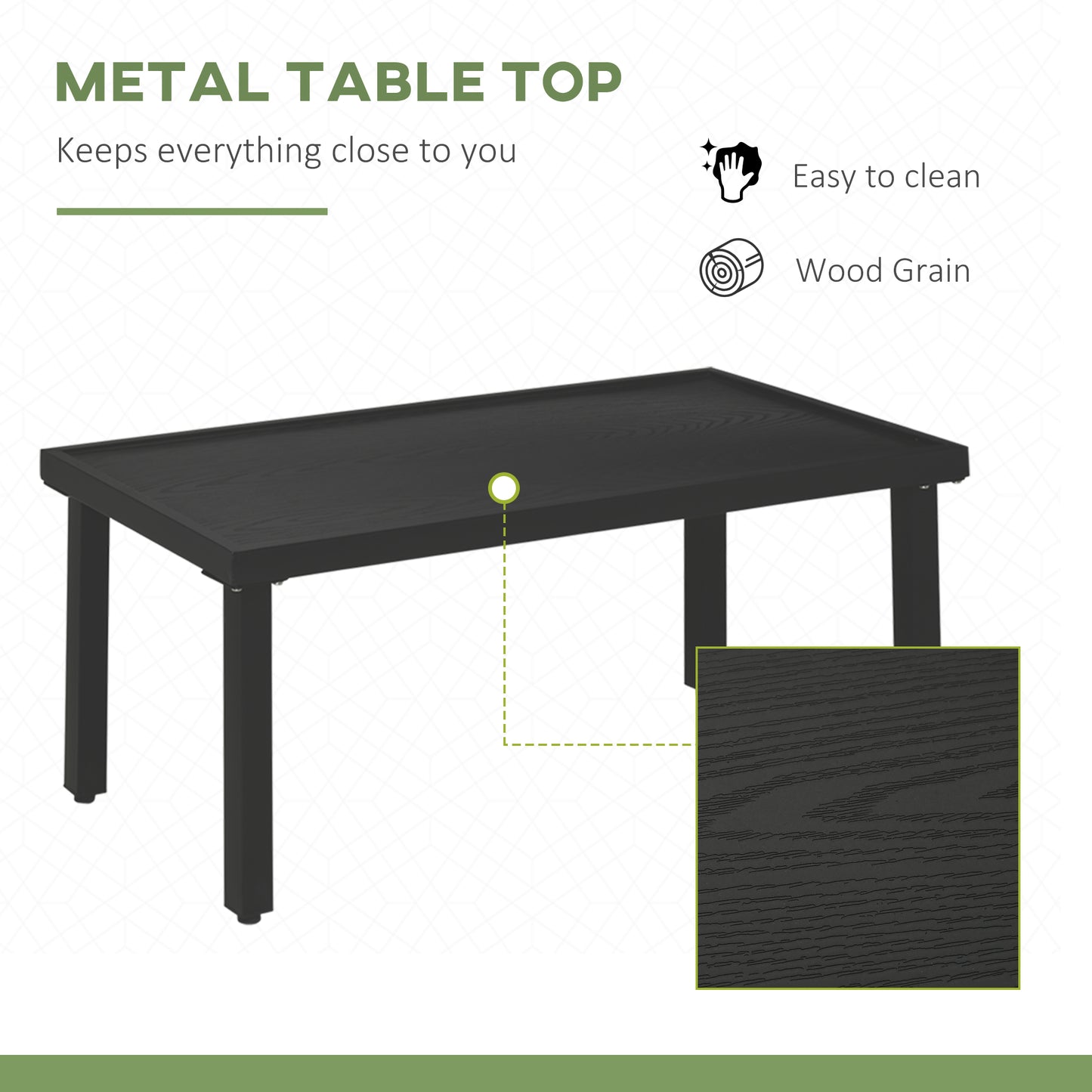 4 Piece Patio Furniture Set