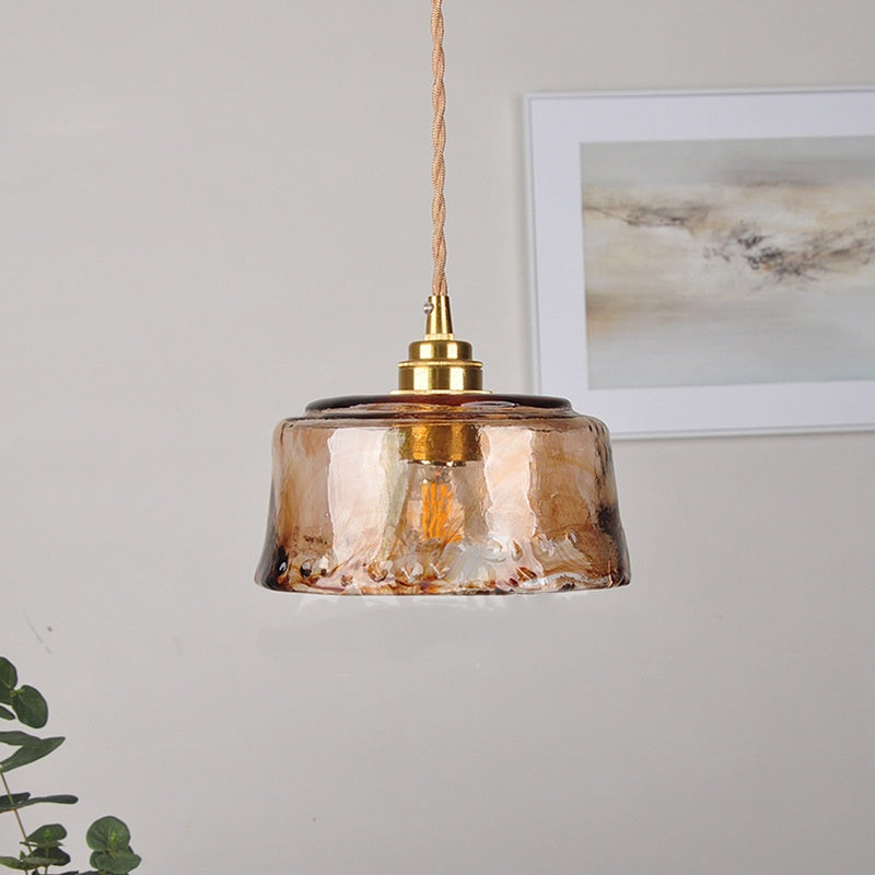 Brass Glass Nordic Chandelier
