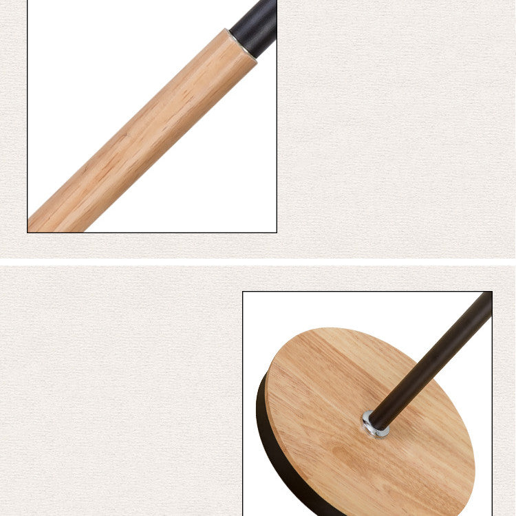 Lámpara de Pie de Doble Cabezal para Sala de Estar, Dormitorio y Mesa de Noche