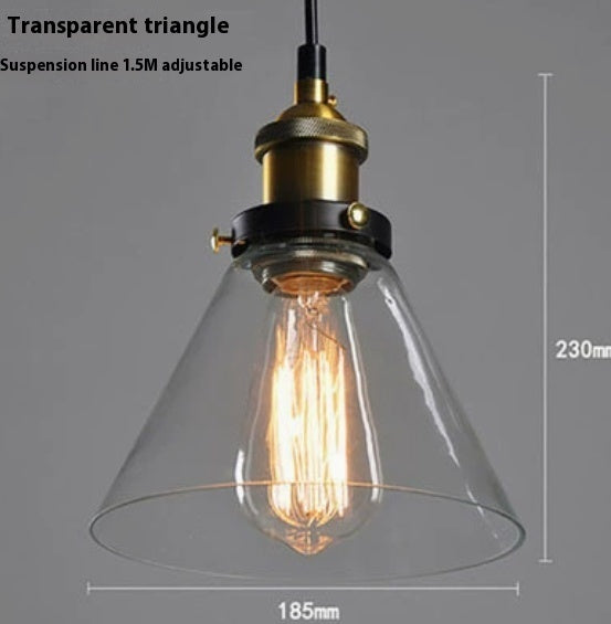 Transparent Glass Nordic Chandelier