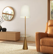 Brass Accent Floor Lamp