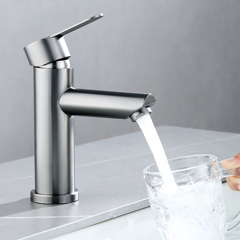 Black Modern Washbasin Faucet