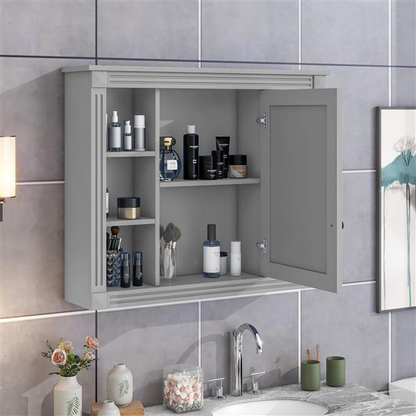 Wandmontierter Badezimmerspeicherschrank