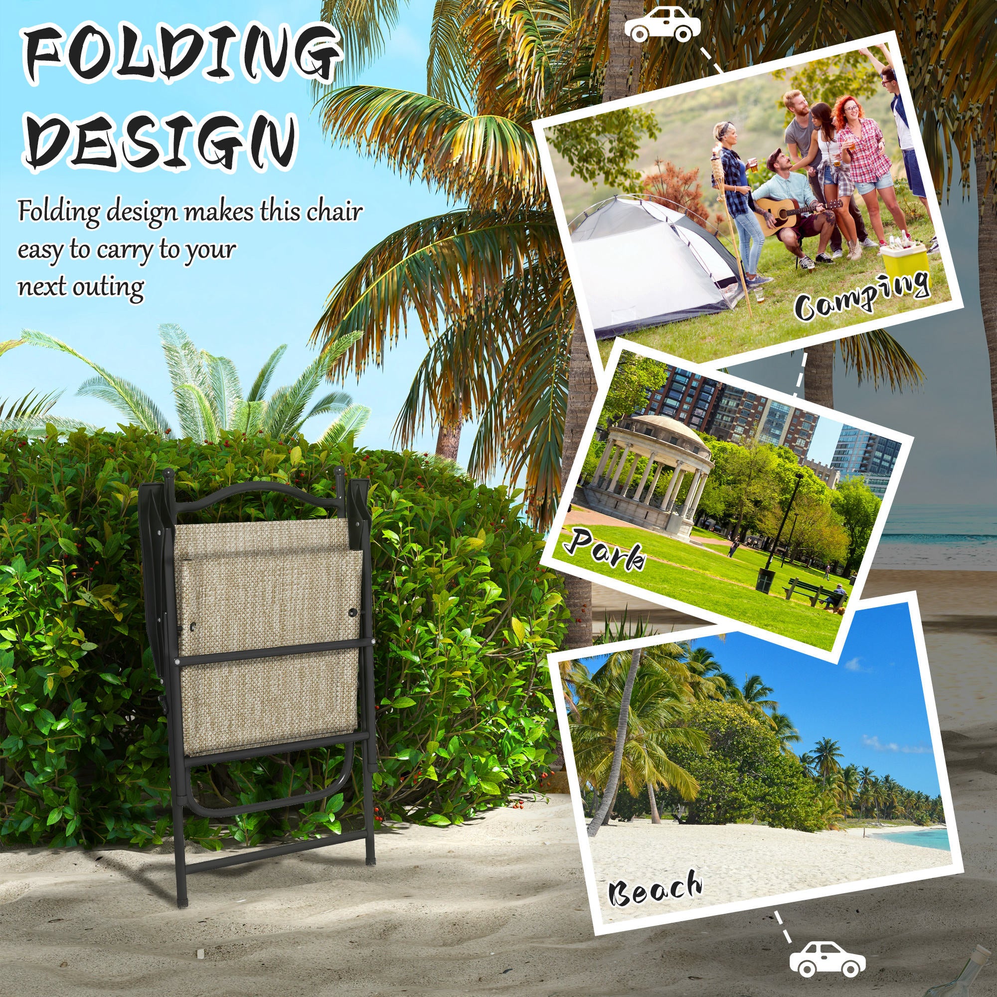 Gray Patio Chair Set