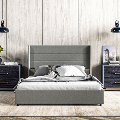 Full Bed Frame with Storage Drawers