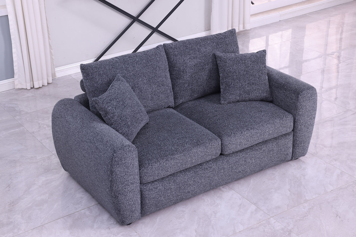 Modern Minimalist Comfortable Compressed GREY Sofa