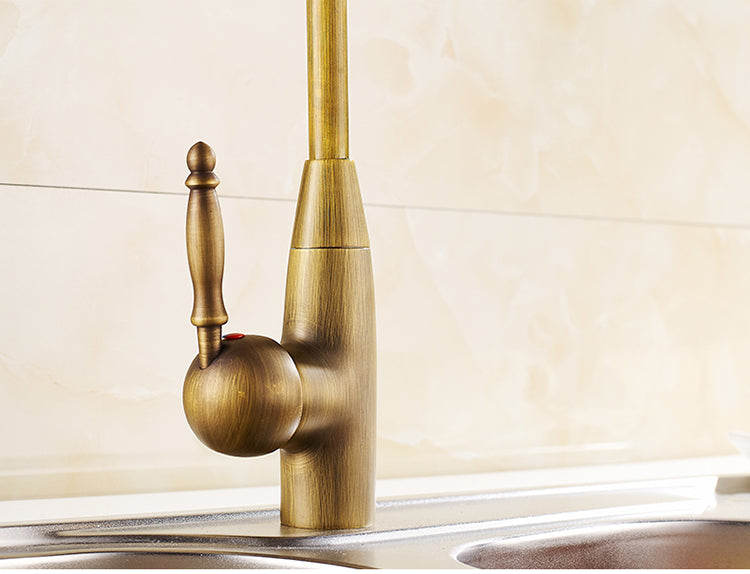 Brass Single Handle Kitchen Faucet