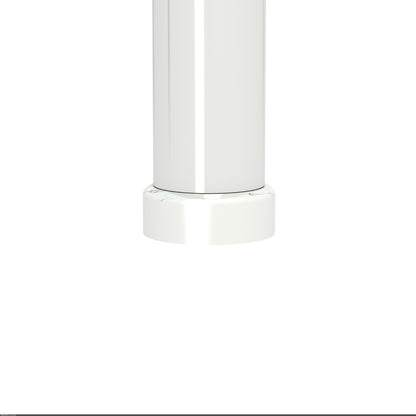 Transparent Oval Glass Coffee Table, Modern 3-Layer With Stainless Steel Leg