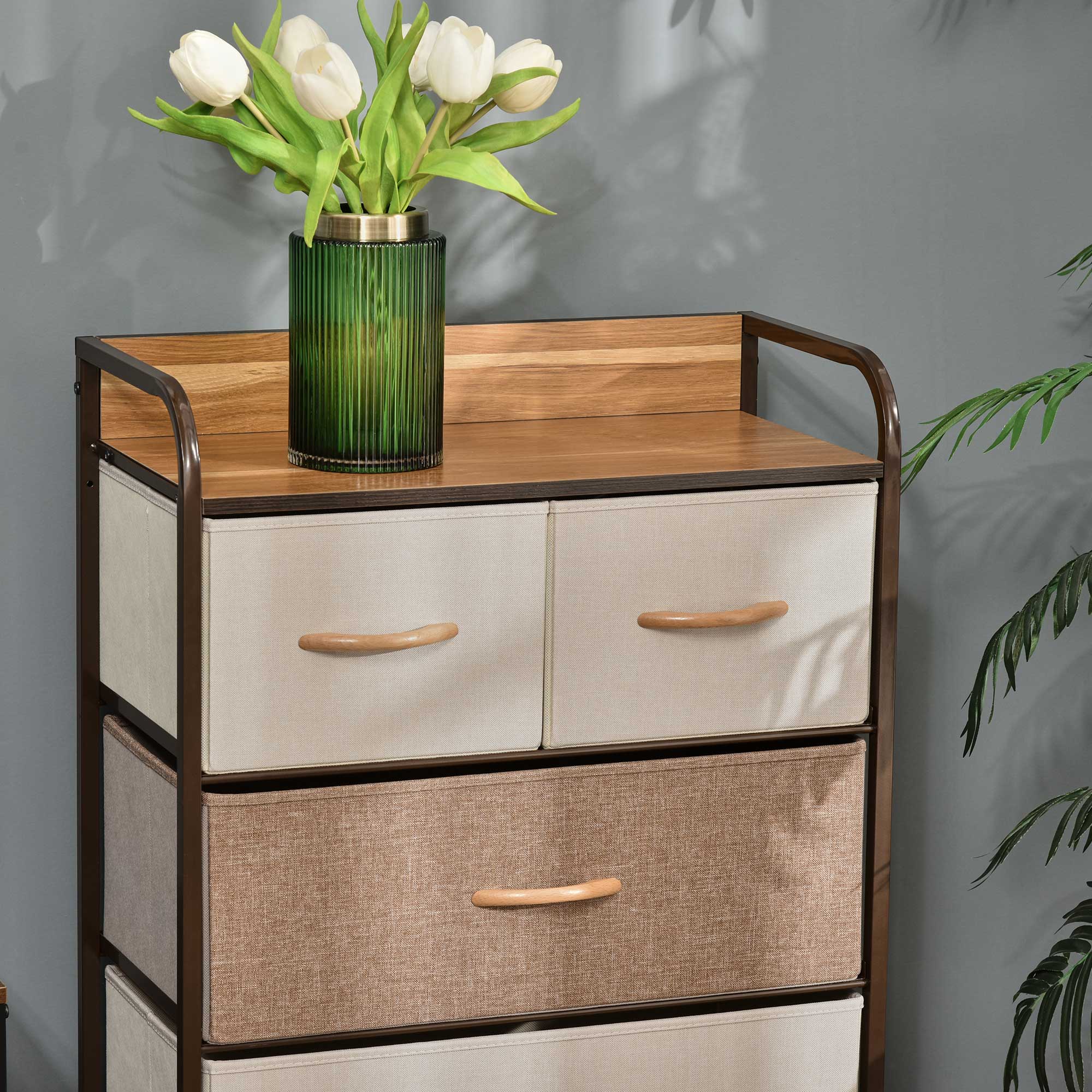 Modern 5-Drawer Storage Tower