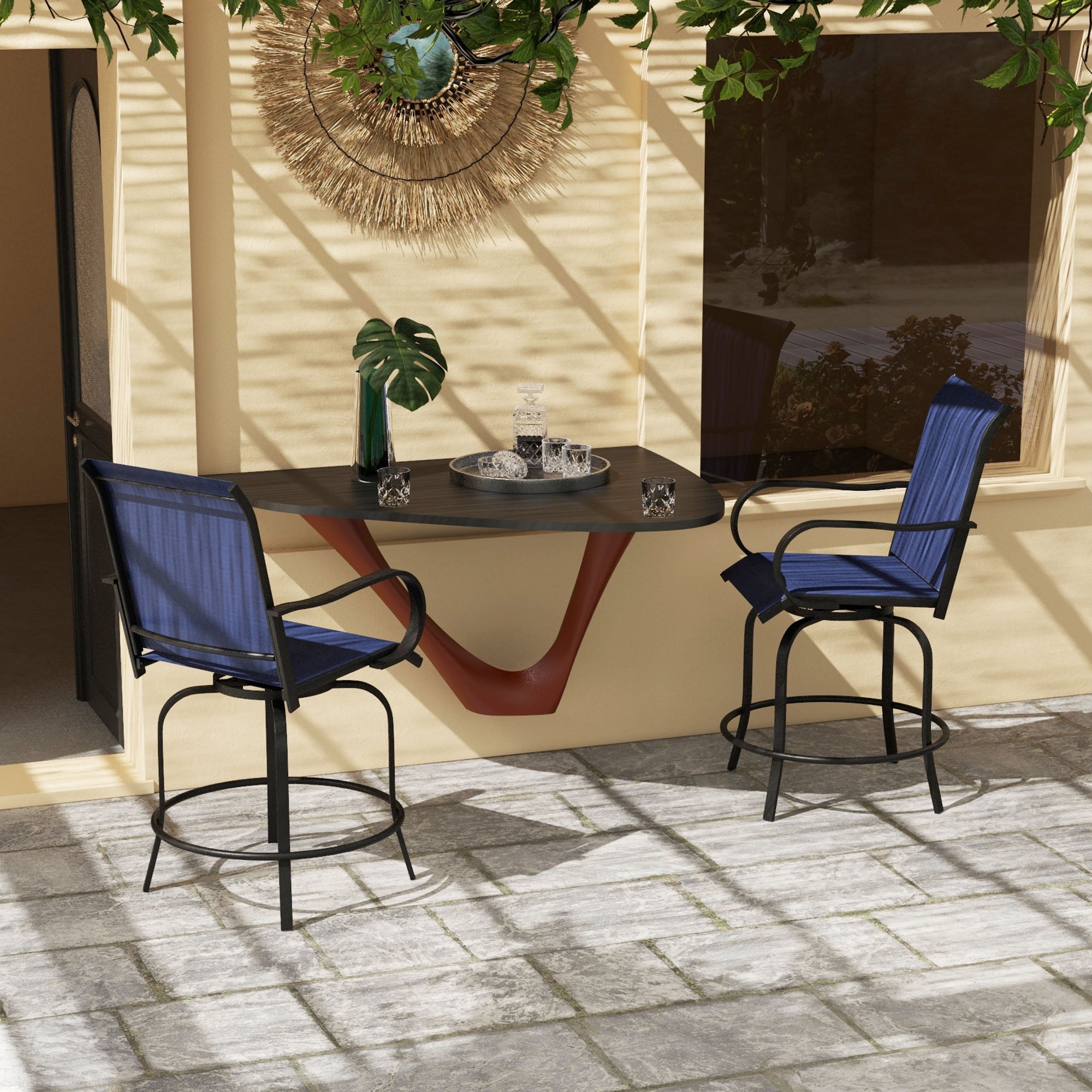 Swivel Outdoor Bar Stools