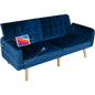 65" Tufted Convertible Futon Sofa